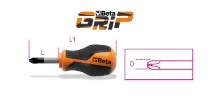 Afbeeldingen van BETA Schroevendraaier kort sleuf 1262N 6X30