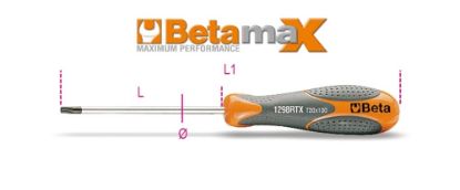 Afbeeldingen van BETA Schroevendraaier TR TORX 1298RTX 40
