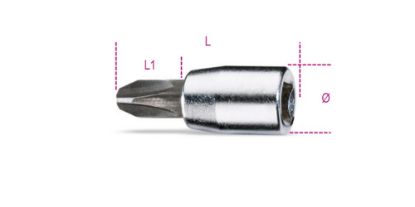 Afbeeldingen van BETA Schroevendraaierdop ¼" PH 900PH 3