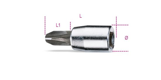 Afbeeldingen van BETA Schroevendraaierdop ¼" PH 900PH 4