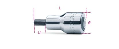 Afbeeldingen van BETA Schroevendraaierdop ½" inbus 920PE-AS 1/8