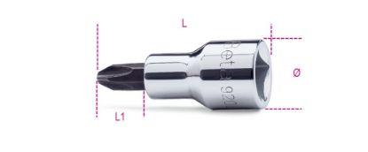 Afbeeldingen van BETA Schroevendraaierdop ½" PH 920PH 4
