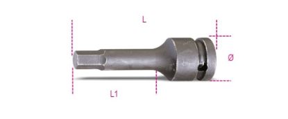 Afbeeldingen van BETA Slagdop ½" inbus 720ME 5