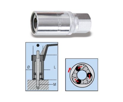 Afbeeldingen van BETA Tapeinduithaler ½" 1433 10