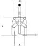 Afbeeldingen van BETA Twee-armige zelfklemmende trekker 1506