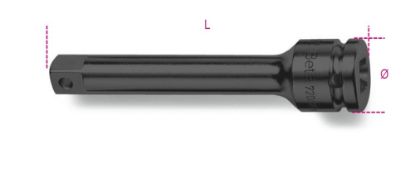 Afbeeldingen van BETA Verlengstuk ⅜" 125MM 710/21