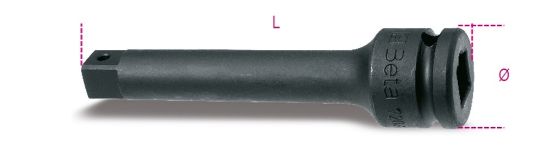 Afbeeldingen van BETA Verlengstuk ¾" 250MM 728/22