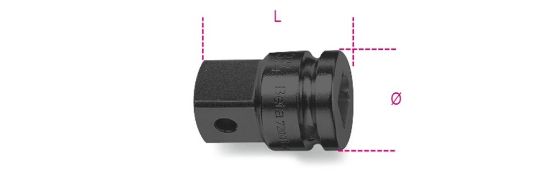 Afbeeldingen van BETA Verloopdop van 1" naar 1.½" 729/16