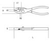 Afbeeldingen van BETA Tang verstelbaar 2 posities RVS 1153INOX 150MM