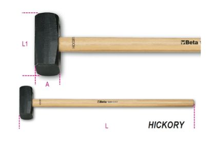 Afbeeldingen van BETA Voorhamer hickory steel 4000g 1381 4000