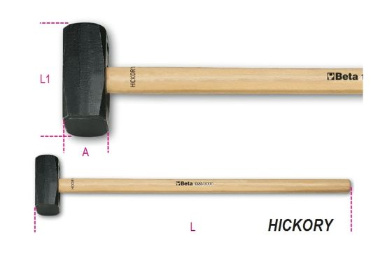 Afbeeldingen van BETA Voorhamer hickory steel 8000g 1381 8000