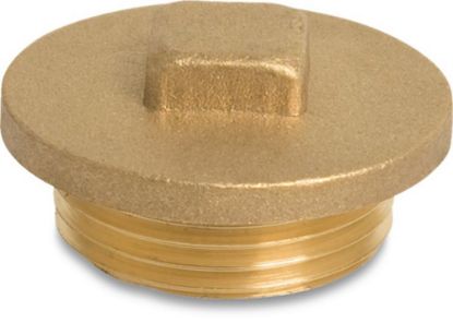 Afbeeldingen van PROFEC Plug nr.290 messing 1.½" buitendraad 30bar