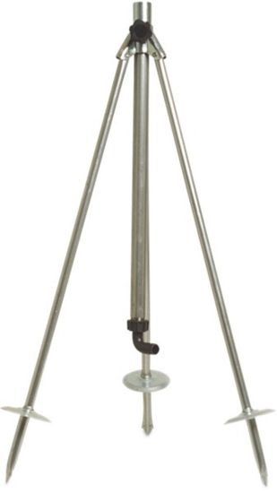 Afbeeldingen van Sproeierstandaard 3-poot staal VZ 1.½"X38MM buitendraad/slangtule