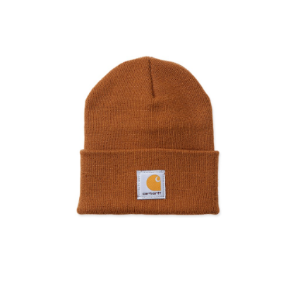 Afbeeldingen van CARHARTT Muts ribgebreid A18 bruin onesize
