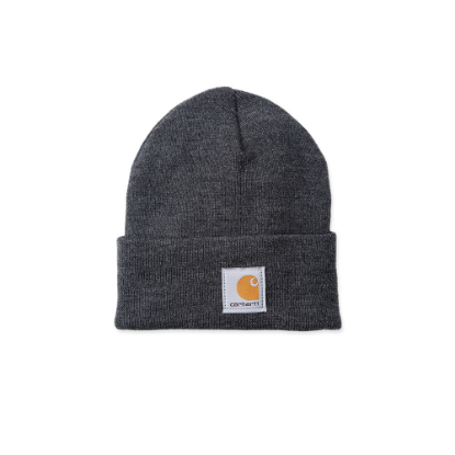 Afbeeldingen van CARHARTT Muts ribgebreid A18 coal heather onesize