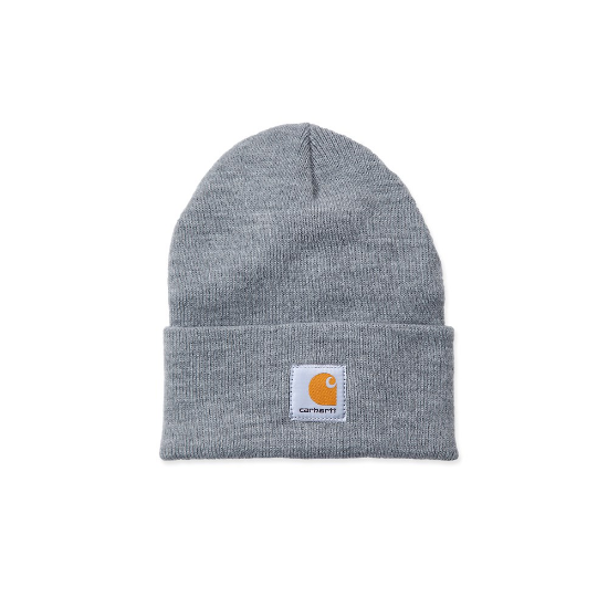 Afbeeldingen van CARHARTT Muts ribgebreid A18 heather grey onesize