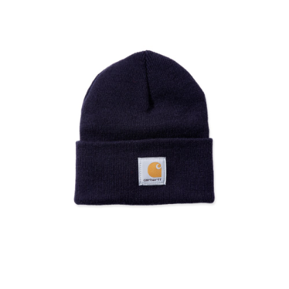 Afbeeldingen van CARHARTT Muts ribgebreid A18 navy onesize