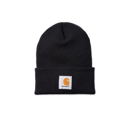 Afbeeldingen van CARHARTT Muts ribgebreid A18 zwart onesize
