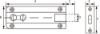 Afbeeldingen van DX Profielschuif met bocht messing gepolijst 35X60MM