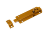 Afbeeldingen van DX Profielschuif vlak model messing gepolijst 35X60MM