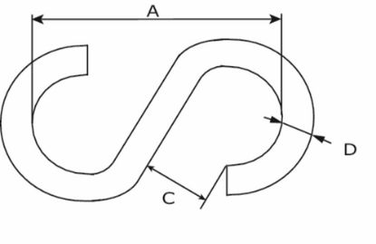 Afbeeldingen van DX S-haak VZ