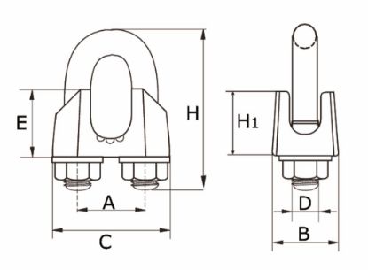 Afbeeldingen van DX Staaldraadklem type 741 VZ
