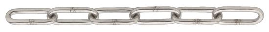 Afbeeldingen van DX Voetketting lange schakel type 763 RVS316 5MM