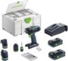 Afbeeldingen van FESTOOL Accu schroefboormachine T 18+3 HPC4,0 I-Plus 18V 4,0Ah inclusief accessoires, accupack 4,0Ah en snellader