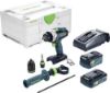 Afbeeldingen van FESTOOL Accu schroefboormachine TDC 18/4 5,0/4,0 I-Plus QUADRIVE 18V 4.0/5.0Ah inclusief accupack 4,0Ah en snellader