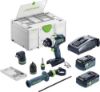 Afbeeldingen van FESTOOL Accu schroefboormachine TDC 18/4 5,0/4,0 I-Set QUADRIVE 18V 4.0/5.0Ah inclusief accessoires, accupack 4,0Ah en snellader