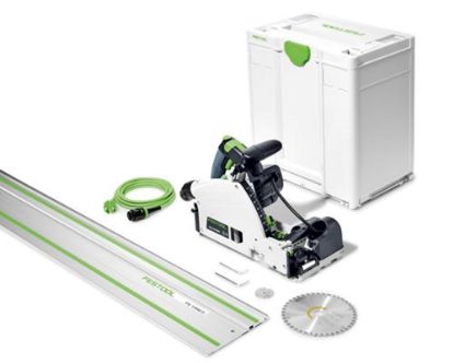 Afbeeldingen van FESTOOL Invalcirkelzaag met voorritsfunctie TSV 60 KEBQ-Plus-FS 168MM 1500W met geleiderail