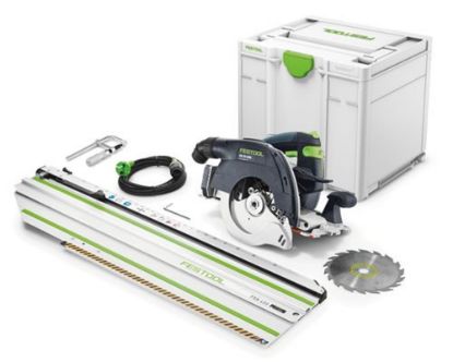 Afbeeldingen van FESTOOL Handcirkelzaag HK 55 EBQ-Plus-FSK420 160MM 1200W met afkortrail