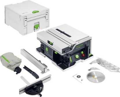 Afbeeldingen van FESTOOL Accu tafelcirkelzaag CSC SYS 50 EBI-Basic 2x18V BODY in Systainer
