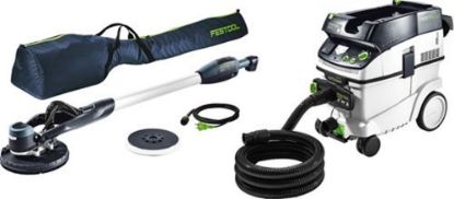 Afbeeldingen van FESTOOL Langnekschuurmachine- en stofzuigerset PLANEX LHS-E 225/CTL36-Set 400W