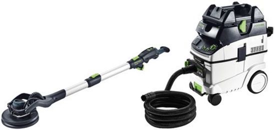 Afbeeldingen van FESTOOL Langnekschuurmachine- en stofzuigerset PLANEX LHS 2 225/CTL 36-Set 400W