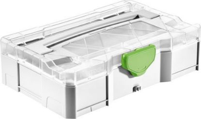 Afbeeldingen van FESTOOL MINI-Systainer T-LOC SYS-MINI 1 TL TRA 265X171X71MM inclusief transparante afdekking