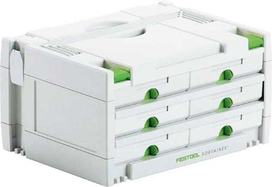 Afbeeldingen van FESTOOL Sortainer SYS 3-SORT/6 395X295X210MM 6 vaks
