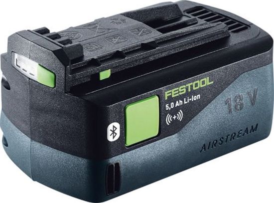 Afbeeldingen van FESTOOL Accu BP 18 Li 5,0 ASI EU Li-ion 18V 5,0Ah t.b.v. alle 18V apparaten Bluetooth
