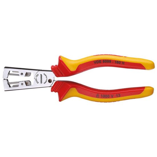 Afbeeldingen van GEDORE Draadstriptang STRIP-FIX met huls-isolatie VDE 160MM