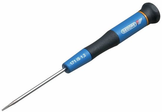Afbeeldingen van GEDORE Elektronica-sleufschroevendraaier 1,2MM