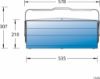 Afbeeldingen van GEDORE Gereedschapkist leeg 5 vakken 210X535X225MM