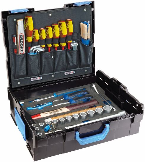 Afbeeldingen van GEDORE Koffer L-BOXX 136 met assortiment t.b.v. werklieden 58x