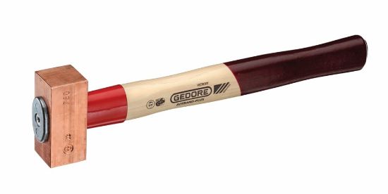 Afbeeldingen van GEDORE Koperen hamer ROTBAND-PLUS 750g