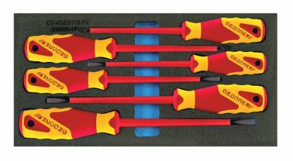 Afbeeldingen van GEDORE Schroevendraaierset VDE in CT module 6x