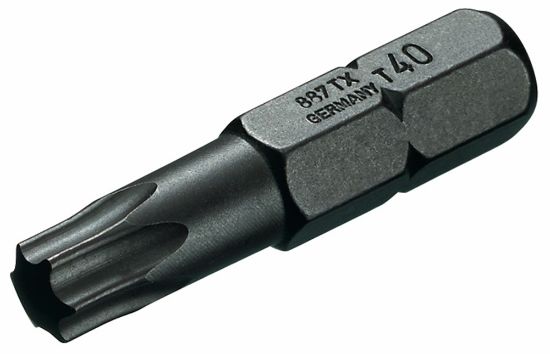 Afbeeldingen van GEDORE Schroevendraaierbit ¼" TX met stift T10 10x