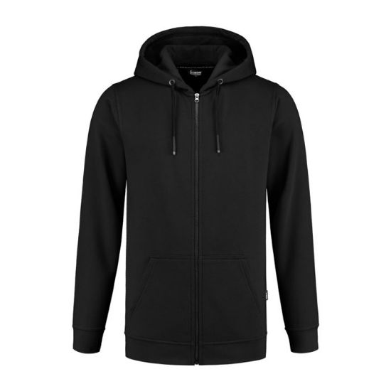 Afbeeldingen van IMAGE Hoodie met rits Semi SlimFit Sweeny 14003 zwart M