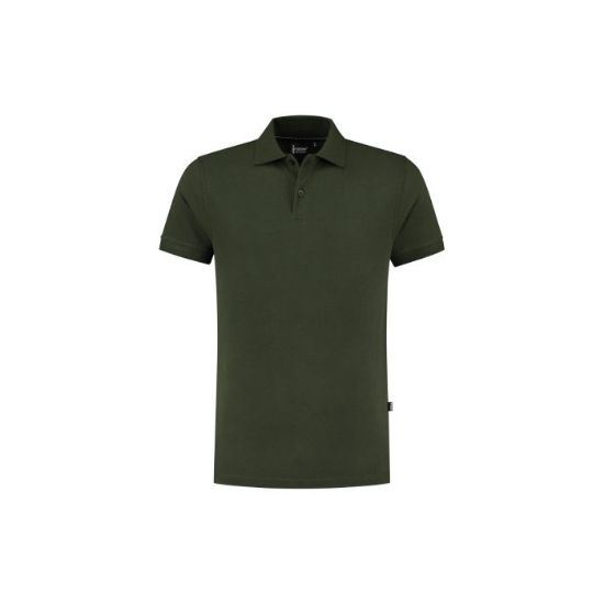 Afbeeldingen van IMAGE Poloshirt Pique Semi SlimFit Perryton 11001 donker groen 5XL