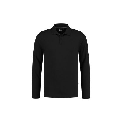 Afbeeldingen van IMAGE Polosweater Semi SlimFit Powell 12002 zwart XS