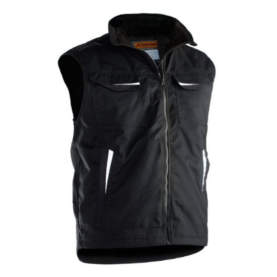 Afbeeldingen van JOBMAN Bodywarmer 7517 zwart L