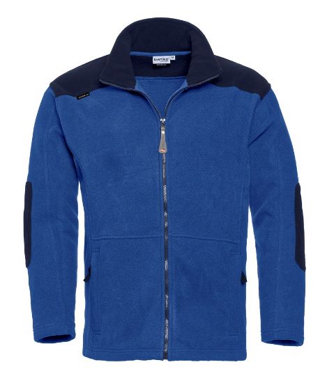 Afbeeldingen van SANTINO Fleecejack bicolour Trento royal/navy M